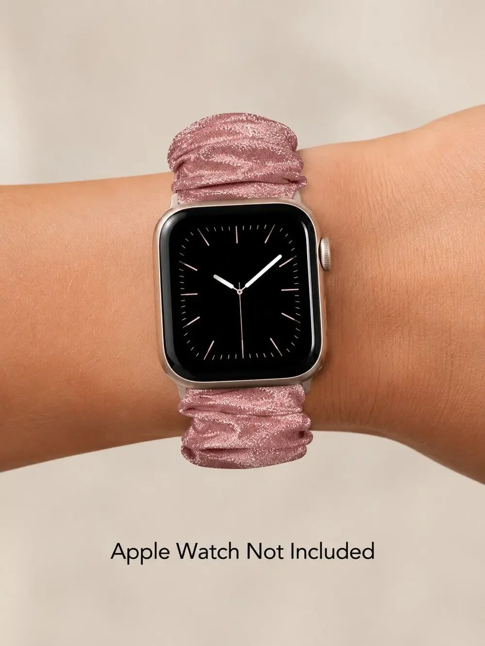 Salmon Scrunchy Apple Watch Band fits 38/40/41 Series 4,5,6,7,8,9 & SE